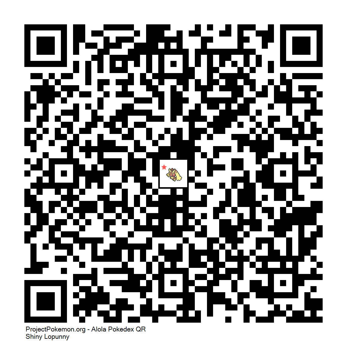 Cdigo QR de Lopunny variocolor